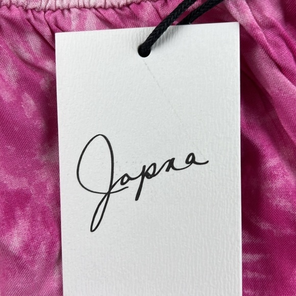 Nwt JAPNA Strapless Pink Tie Dye Casual Maxi Dress size Small - Picture 6 of 10